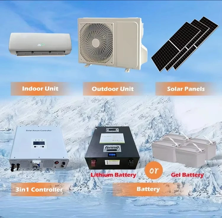 

Powerful 24000BTU Powerhouse Central Solar AC System with MPPT R32 Maximum Cooling for RV Hotels & Factories US Plug