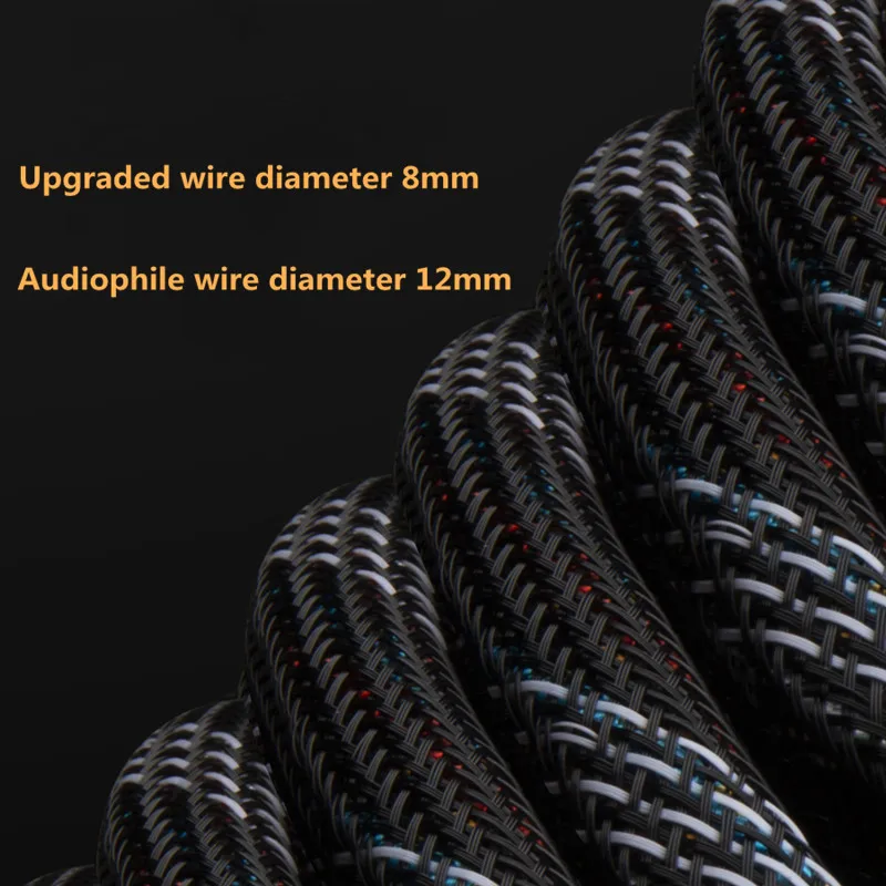 Hifi Western Electric Audiophile 4N OFC สายลำโพงเสียงไฟฟ้าสายความบริสุทธิ์สูงเครื่องขยายเสียงหัวกล้วย
