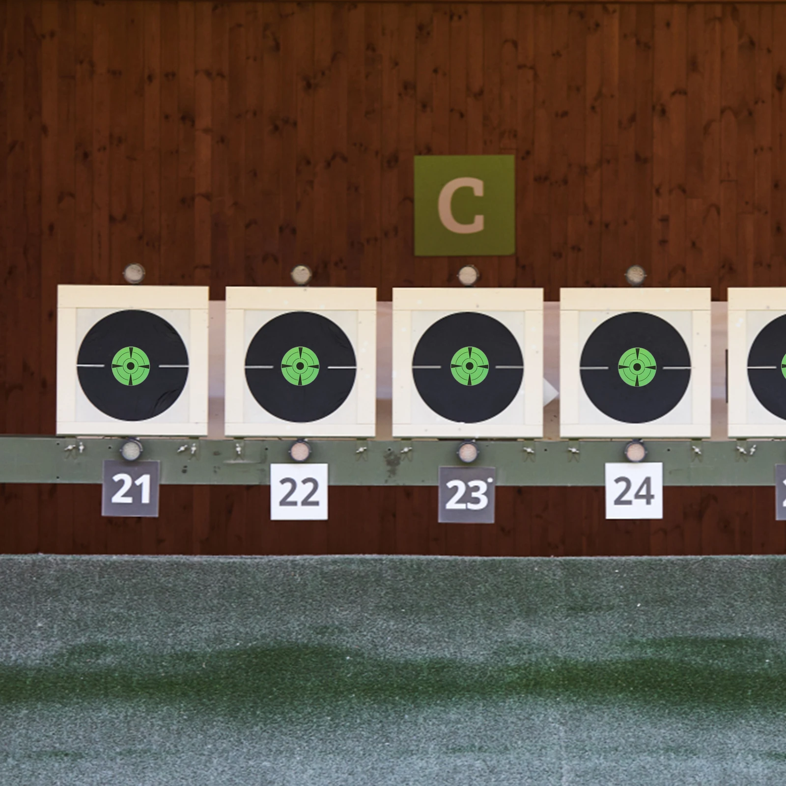 

Aiming Stickers Adhesive Arrow Shot Splatter Round Gift for Friends Fluorescent Pasters