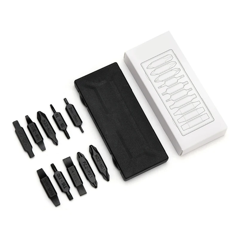 Multifunctional Pocket Sized Repair Tool Equipped With Interchangeable Screwdriver Heads For Quick Fixes A2BB