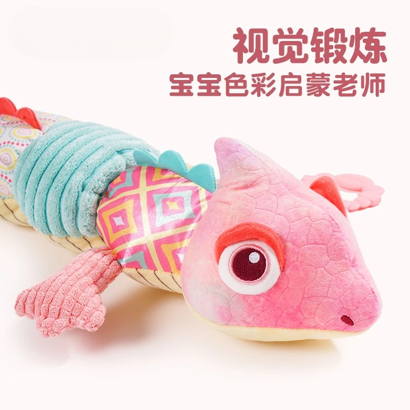 カメレオン身長計新生児用癒し人形ぬいぐるみベビーおもちゃ