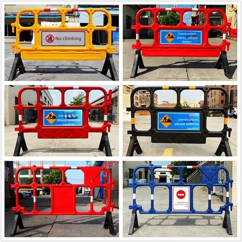 Пластиковый барьер безопасности дорожного применения, используемый для блокировкиestrians и напоминания их для правильного ремонта, можно использовать для рекламных пространств