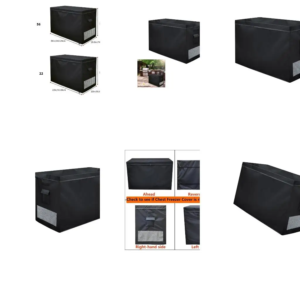 

Easy Access Freezer Cover for 14-16 CuFt with Storage Pocket Ventilation Holes high quality