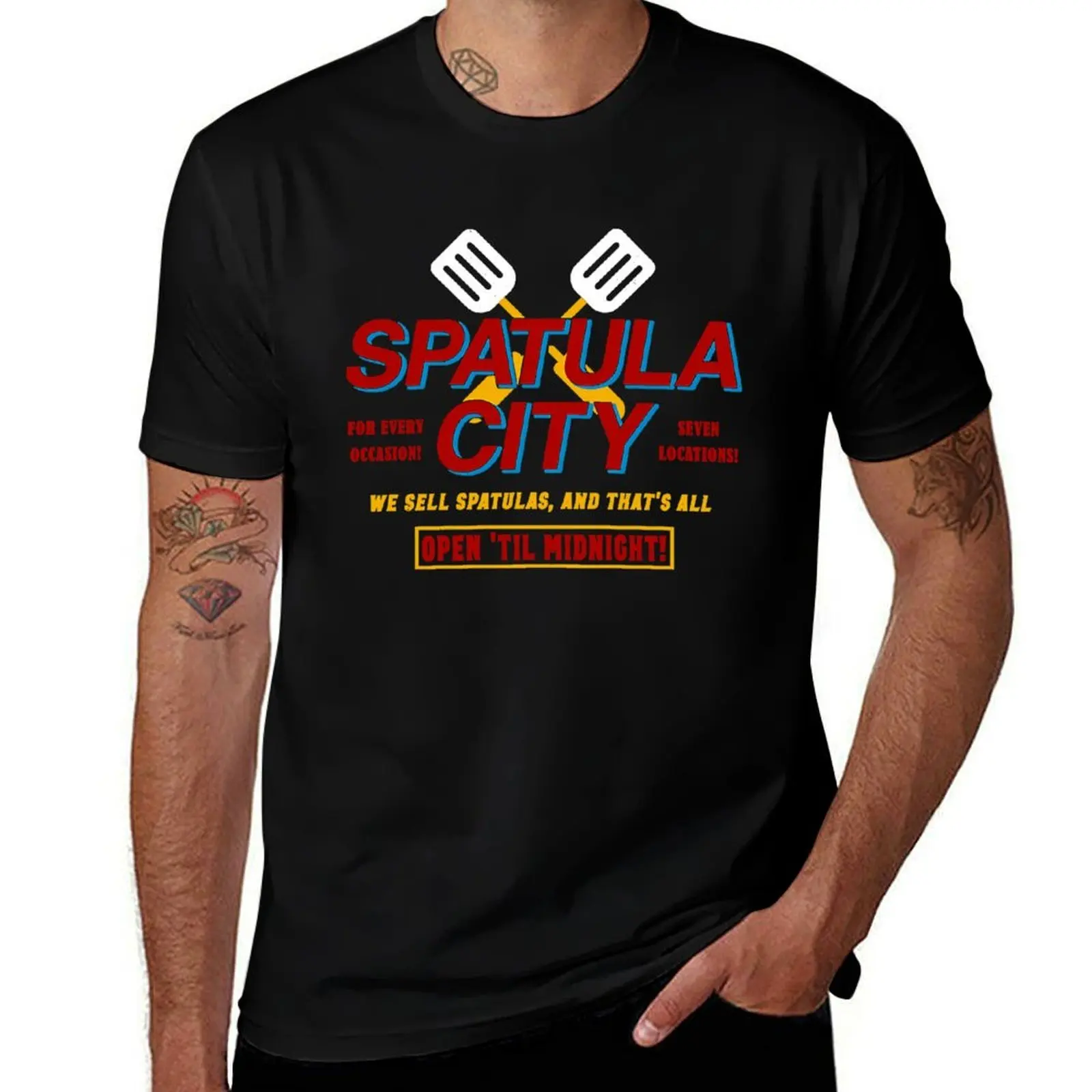 Spatula City T-Shirt Christmas Casual Tee Shirt