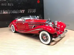 CMC 1:24 500K Roadster 1936 Vintage Car Alloy Fully Open Simulation Limited Edition Alloy Metal Static Car Model Toy Gift