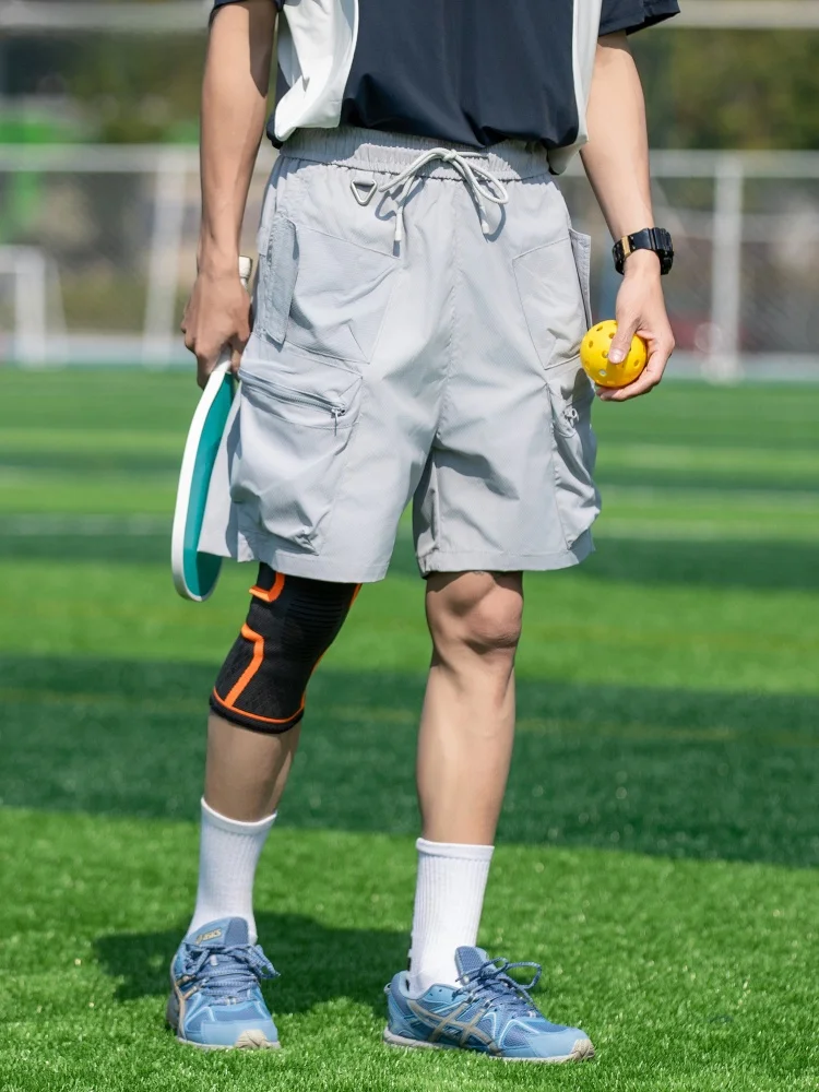 

RB Men's Outdoor Sports Workwear orts Breathable Qui Dry Loose Fitn Pants Summer Casual Straight Leg Elastic Waist