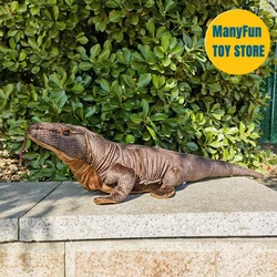 Komodo Dragon Plush Toy High Fidelity Iguana Plushie Gaint Lizard Peluche Lifelike Stuffed Animals Simulation Doll Kids Toy