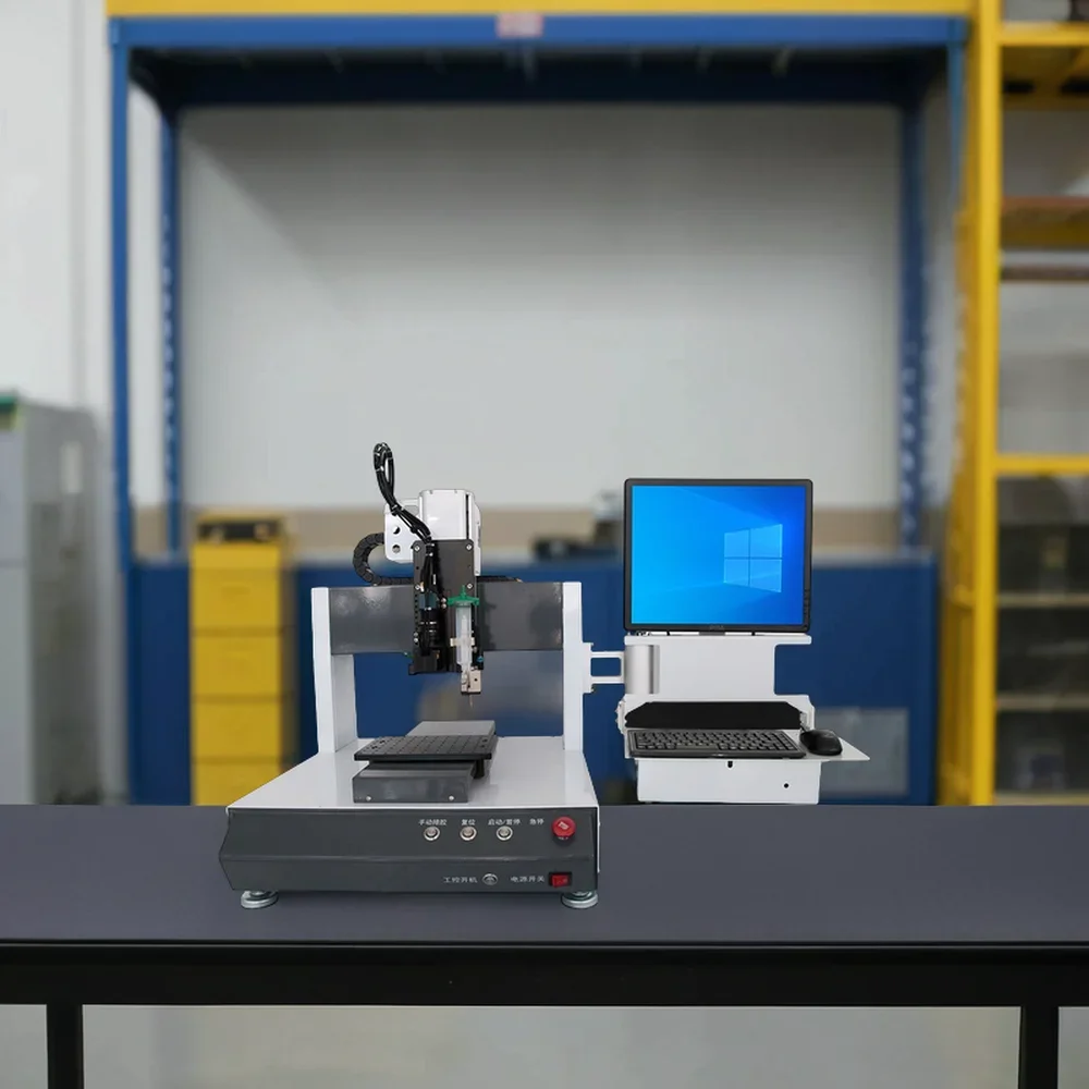 High-Speed  Visual Glue Spraying Machine Single-Station Automation Equipment for High-Speed Glue Dispensing Hot Mel