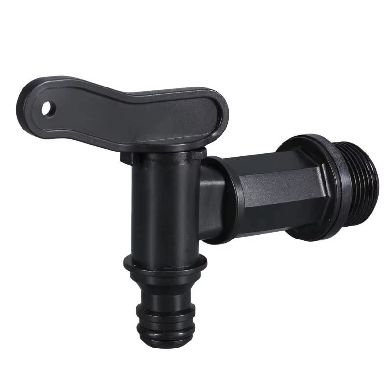 3Pcs 3/4 IBC Barrels Water Butt Tap Self Made Plastic Faucet For Beer Rain Brew Water Tank Faucet Water Garden Hose Connection