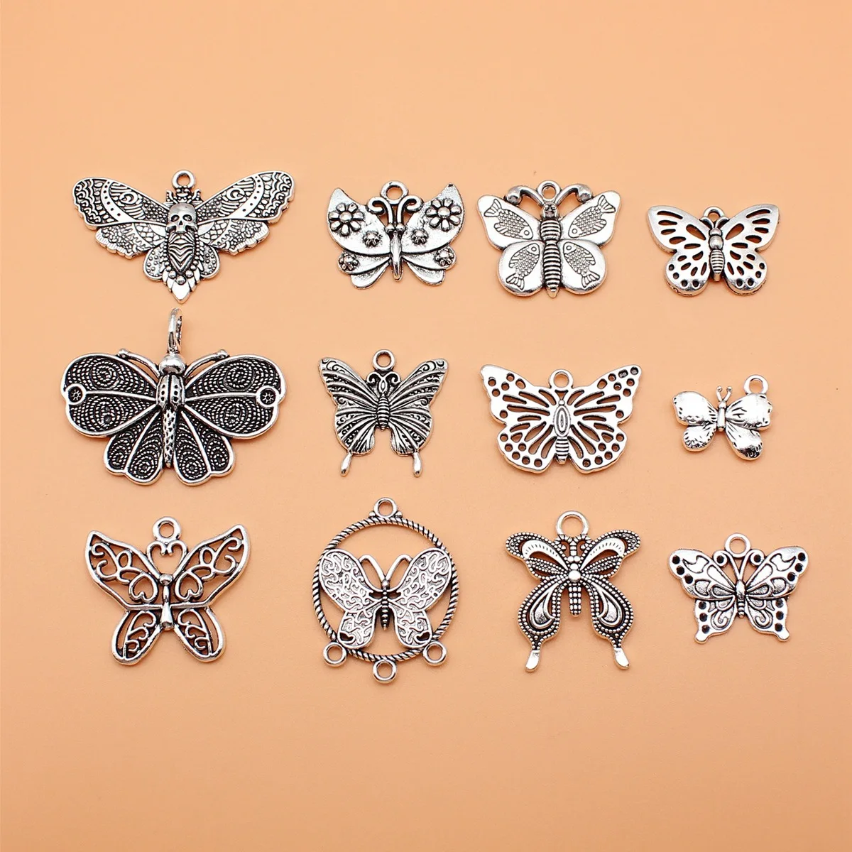 Dragonfly Charm Collection Butterfly Pendant For Nature Insect Theme DIY Bracelet Necklace Jewelry Making Supplies For