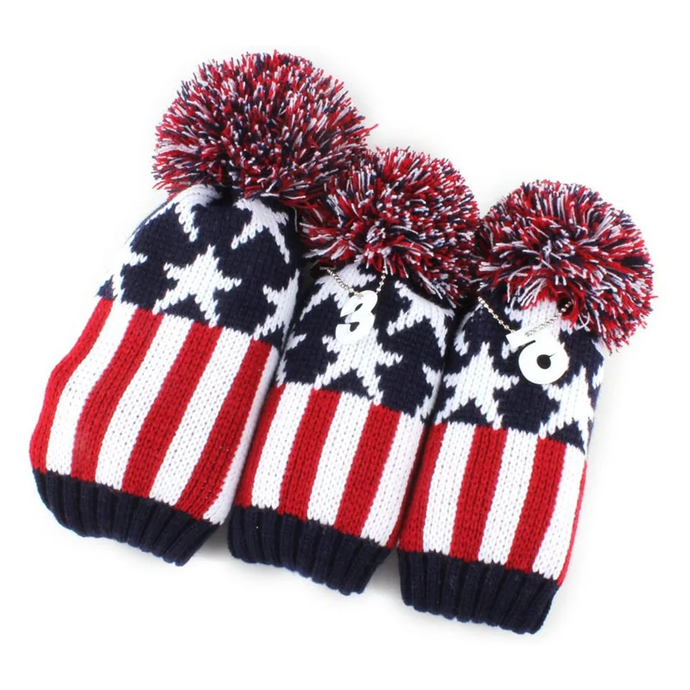 

Golf Club Covers Vintage Knit Golf Drivers Covers Golf Accessories