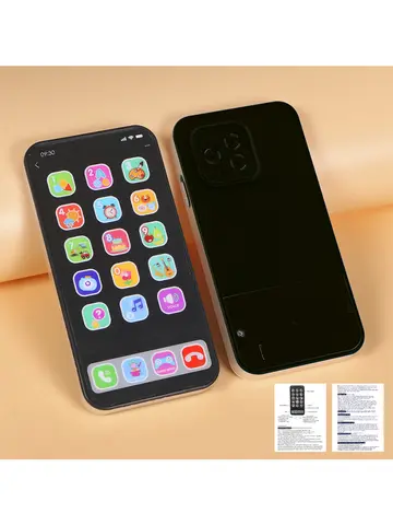 Children Simulation Music Touch Screen Phone Baby English Education Cognitive Phone Intelligent Multi-Functional Toy Model
