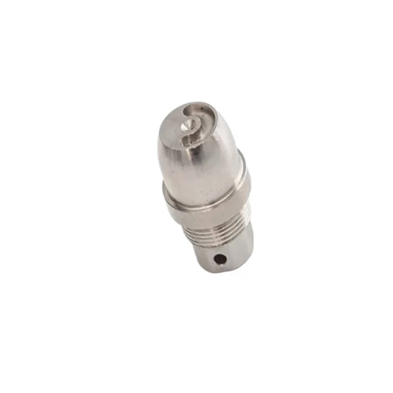 Stainless steel CNC machined custom head bolt with hole, precision top fastening screw, special head screw with hole