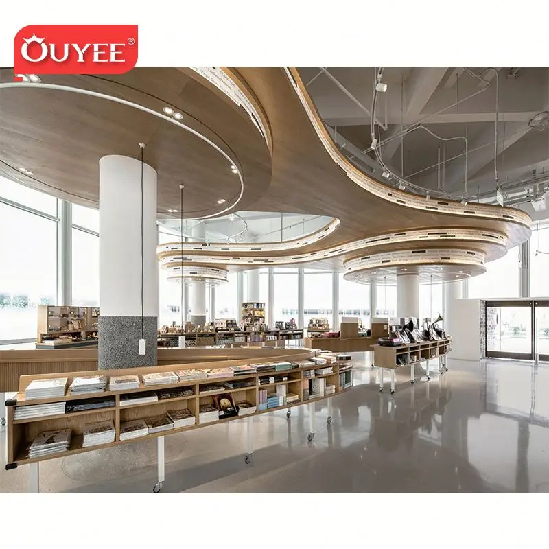 حار بيع الجدول والكراسي أبعاد رف الكتب أثاث الأطفال الحديثة مكتبة مزدوجة رفوف متنقلة