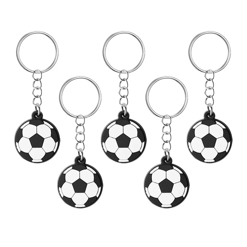 10/20 Stück Fußball-Party-Geschenke Schlüsselanhänger Rucksack-Anhänger für Jungen Mädchen Sport-Thema Fußball Geburtstag Piñata-Füller Weihnachtsgeschenk – Detail 9