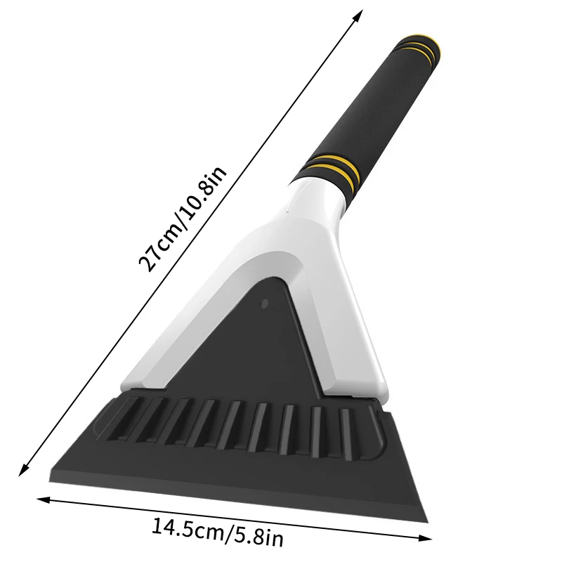 Skrobaczka do śniegu na przednią szybę Ergonomiczna, antypoślizgowa skrobaczka do lodu na przednią szybę samochodu Przenośne zimowe narzędzia do odśnieżania Łopata samochodowa