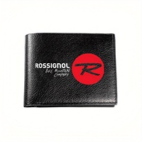 Rossignol Pure Mountain Company Logo Stylish Wallet Business Mens Casual Elegant Simple Practical Quality Wallet Stylish Printin