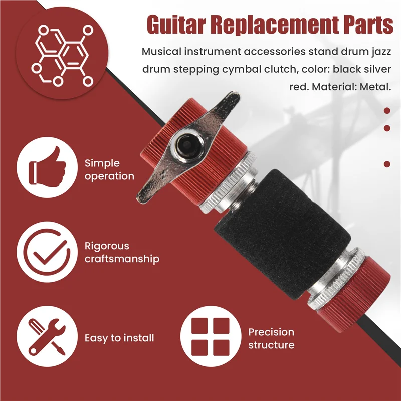 -A65I Universal Alloy Hi-Hat Clutch For Hi Hat Cymbal Stand Jazz Drum Part