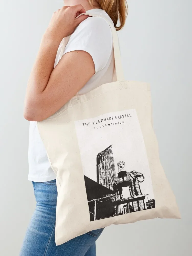 The Elephant & Castle, South London Tote Bag canvas tote Custom cloth woman cute