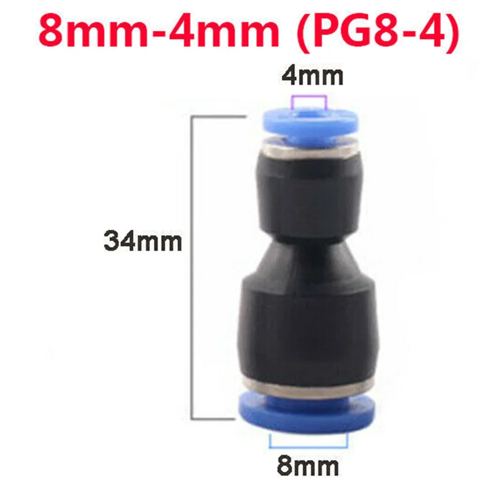 4mm To 16mm Hose Connector Connector 4mm To 16mm Widely Used Work In Confined Spaces° Rotation Easy To Disassemble