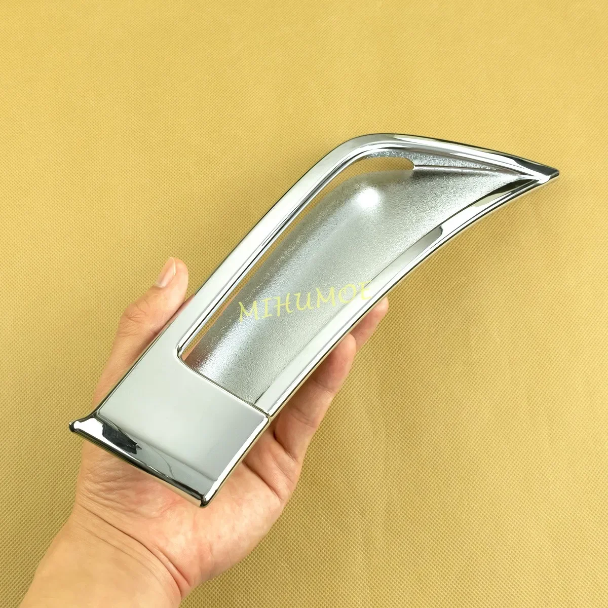 الكروم المصد الأمامي الحاجز غطاء فتحة التهوية الزخارف ل 2020-2022 مرسيدس GLC GLC300 X253 C253 #4