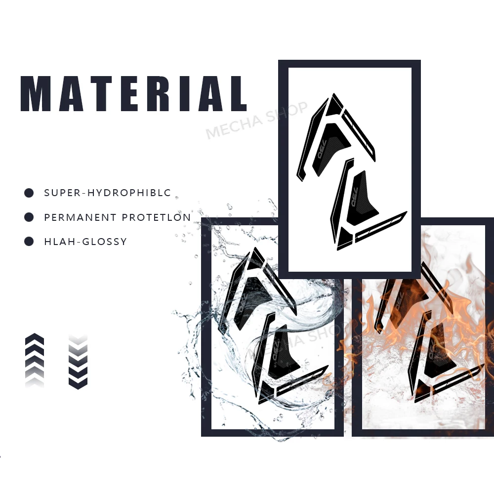 Stiker Sepeda Motor Resin 3D Kompatibel dengan X-ADV750 untuk Honda X-ADV 750 Pedal Pelindung 2025