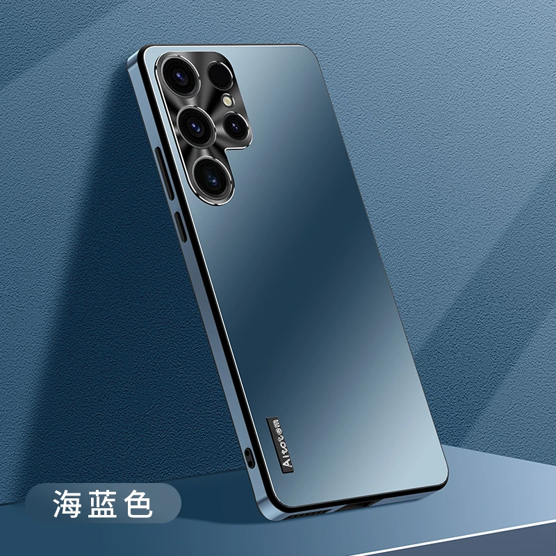 Luxury Phone Case For Samsung S25 Ultra S25 Plus Metal Camera Protective Back Cover For Samsung S25+ Shockproof Bumper Funda