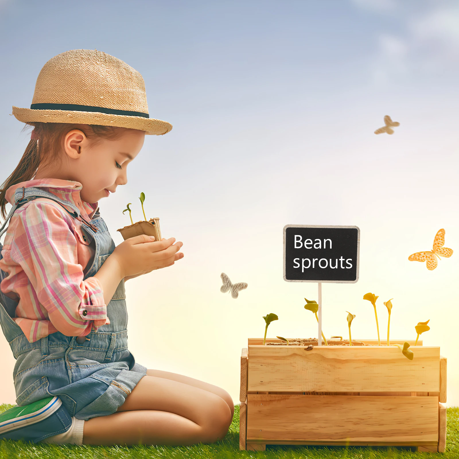 

10pcs Wooden Plant Labels Durable Small Blackboard Garden Tags for Plants Markers Outdoor Planter Herb Signs Reusable
