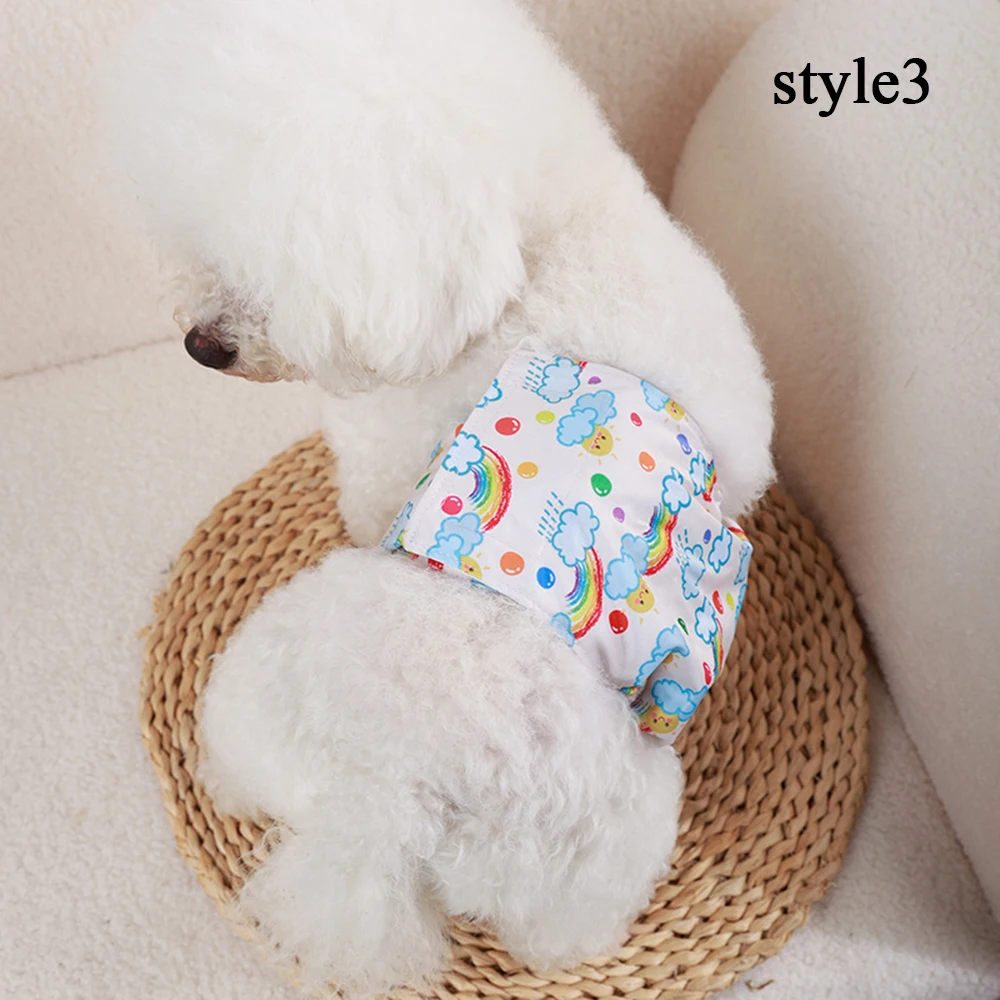 Quick Absorption Pet Diapers Pet Physiological Pants Adjustable Leakproof Male Dog Belly Band Diapers High Absorbency