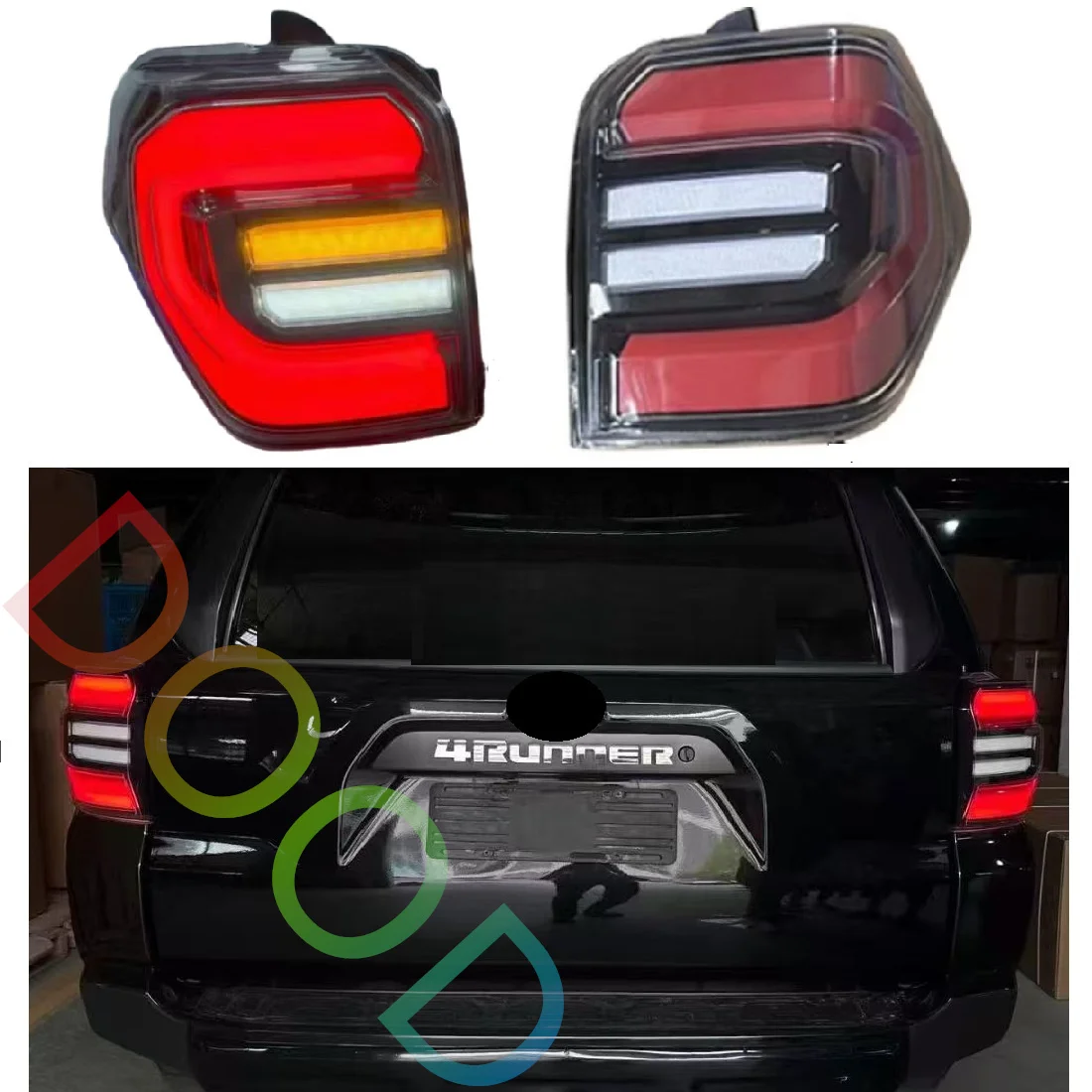 

Rear Tail lights Assembly Fit for Toyota 4Runner 2010-2024 Rear Tail lamps Accessories