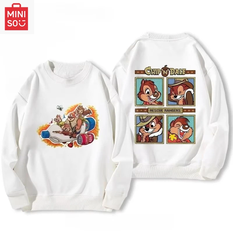

The Latest Disney Chichititi Joint Peripheral Crew Neck Sweater for Men and Women Couples Autumn and Winter Versatile Clothes