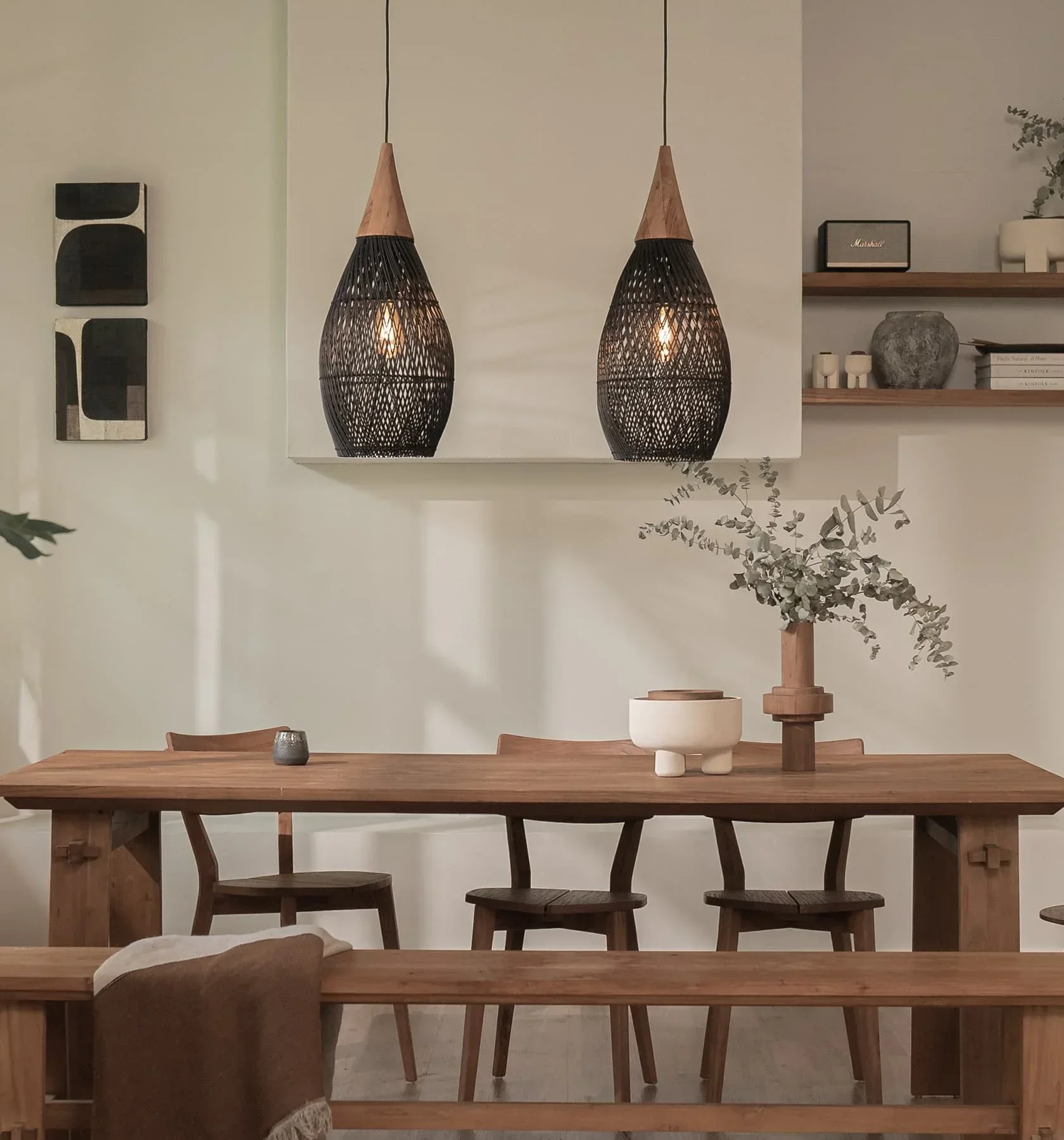 Southeast Asian Rattan Lamps Handmade Pendant Lights Hight Quality Dining Room Restaurant Kitchen Light Fixtures Loft Luminaries