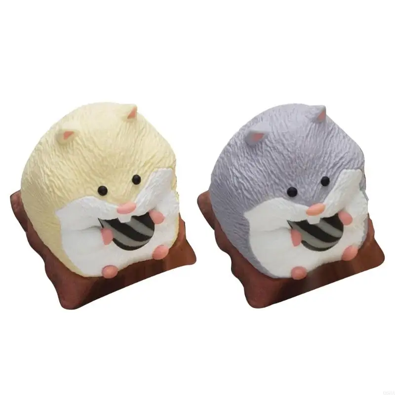 gradientes-vibrantes-resina-keycaps-com-adoraveis-hamster-artes-arte