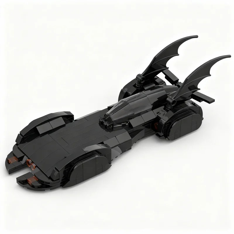 325pcs MOC Batmobile Legend Dark Knight Super Heroes Model Building Blocks Module Diorama Figure Ship Robot Aircraft Toy Gift