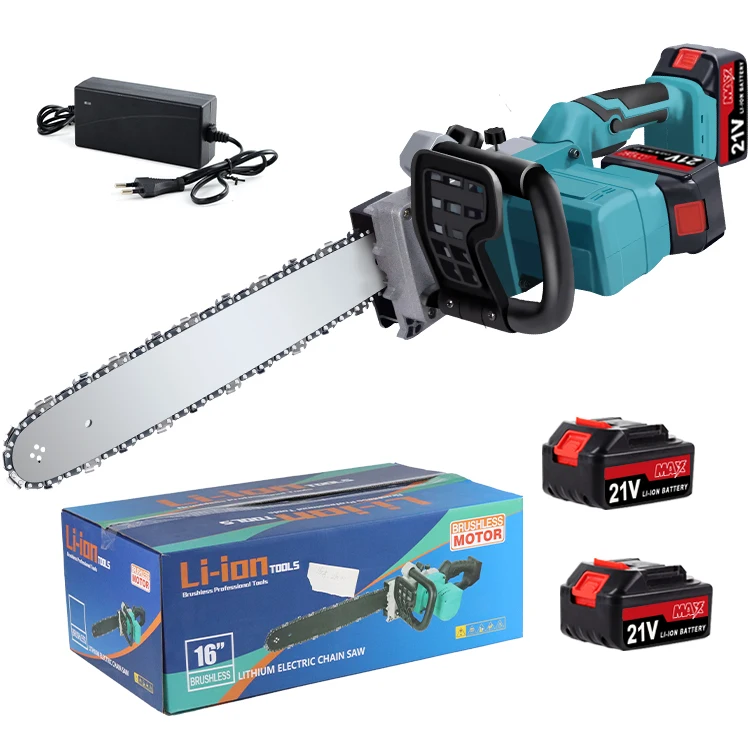 New arrive 1800W Electric Chain Saw 16 Inch Brushless Motor Electric Chainsaw Woodworking Power Tool Cordless saw