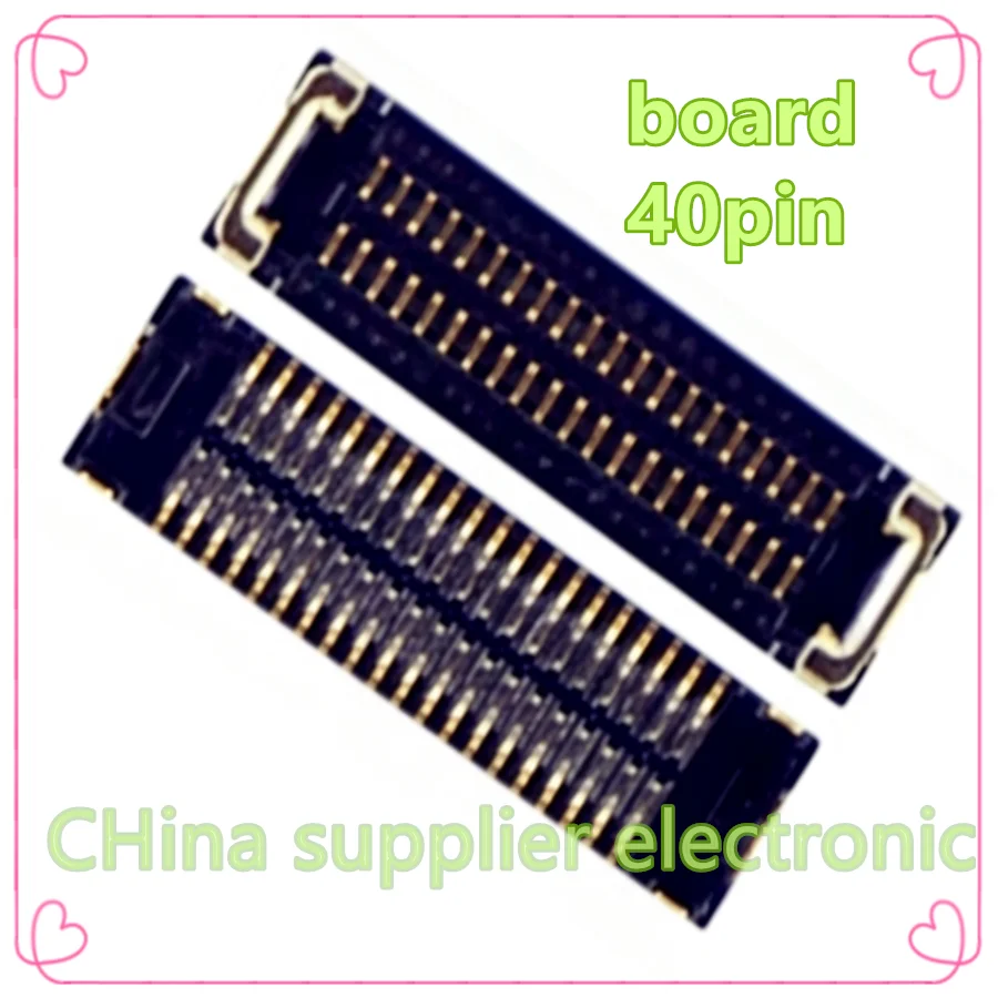 For Redmi note9 note10pro  motherboard display seat cable connector Flex 40pin