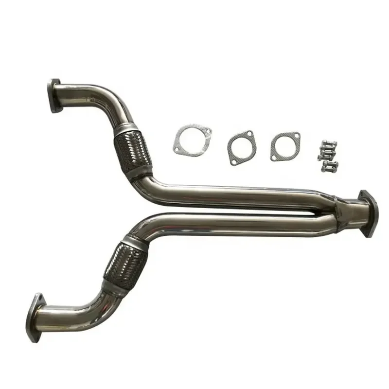 Y Pipe Decat Catless Straight Downpipe Exhaust FITS N Issan 350z Infiniti G35