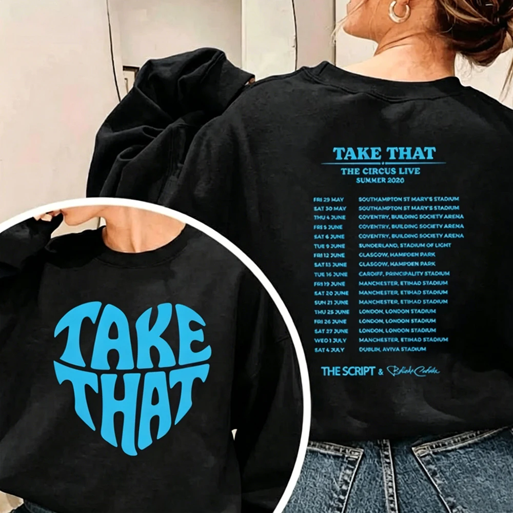 

Take That Heart Sweatshirt That Live Tour Shirt Pop Band Sweater The Circus Live Summer 2026 Pullover Long Sleeves Sweatshirts