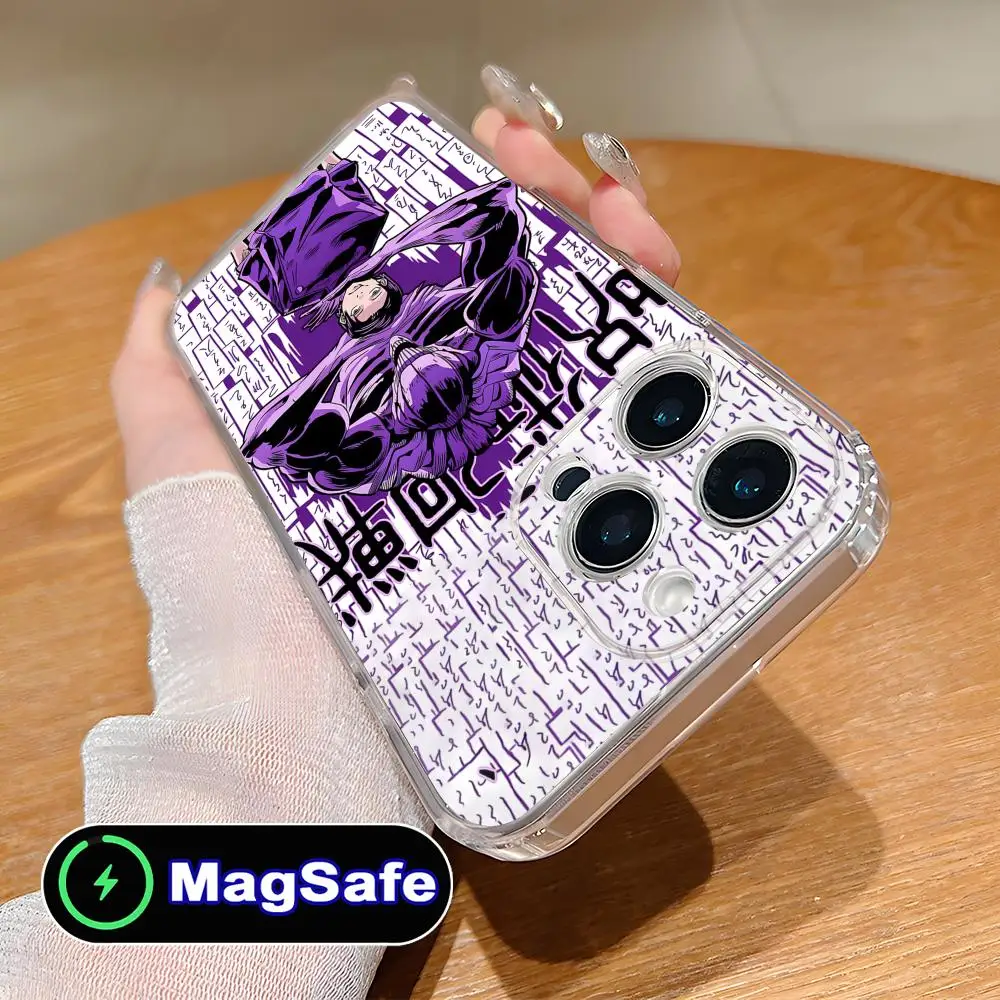 

Jujutsu Kaisen Yuta Okkotsu Phone Case for iPhone 17 16 15 14 13 12 11 Air Pro Max Plus Mini Magsafe Clear Colorful Cover Cover
