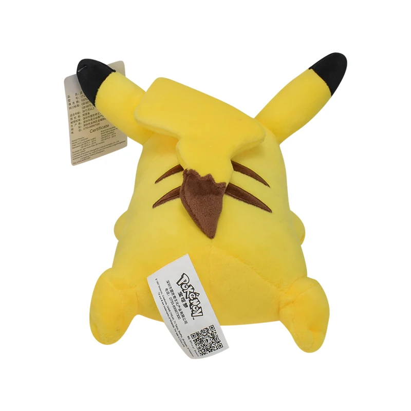 TAKARA Tomy Pokemon Pikachu peluche Cartoon Cute Pikachu peluche bambola morbida farcita Kawaii Anime bambola cuscino regalo di compleanno