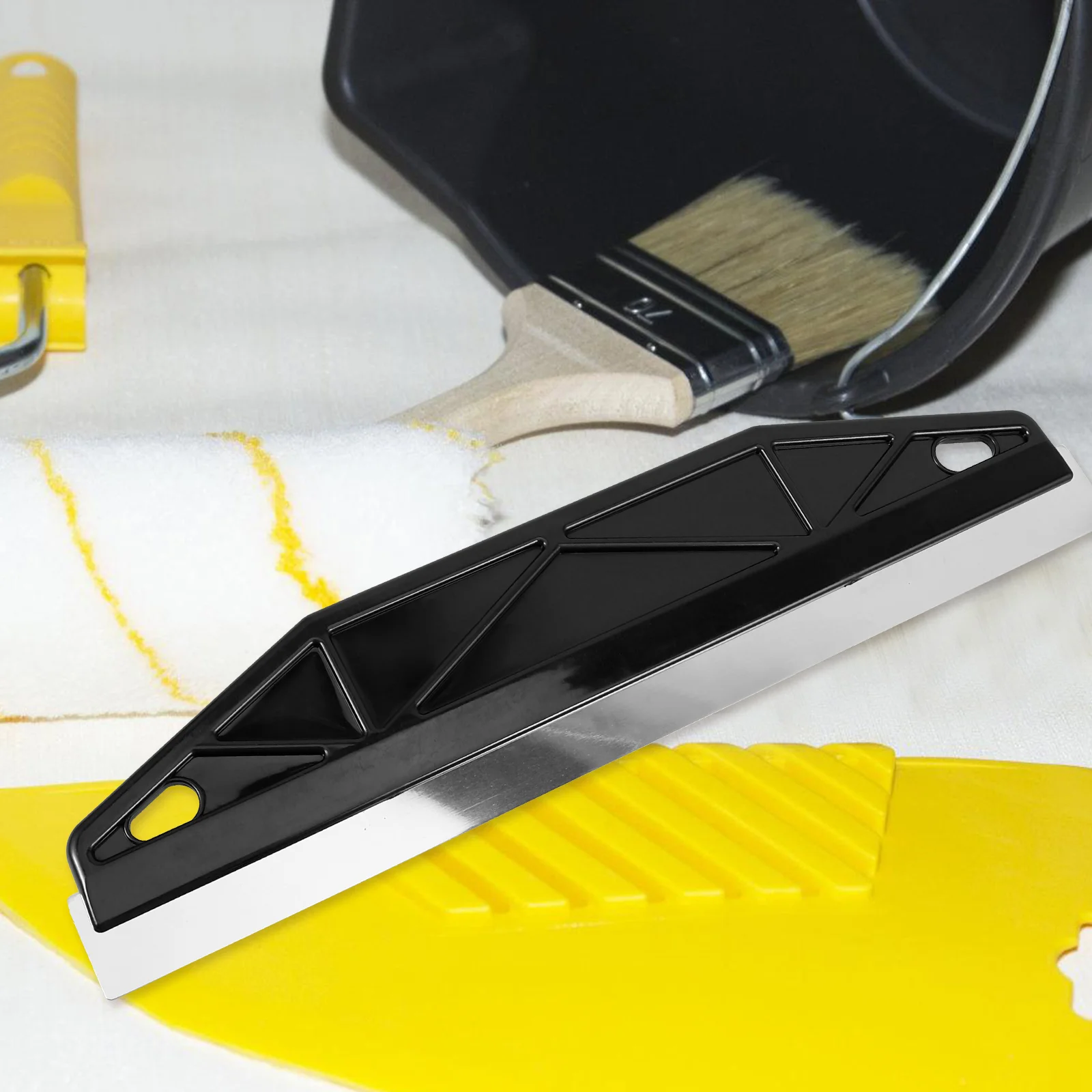 

Инструмент для обоев, острый прочный скребок из нержавеющей стали для обоев, инструмент для автомобильной пленки, более гладкий комплект, средство для удаления настенной бумаги