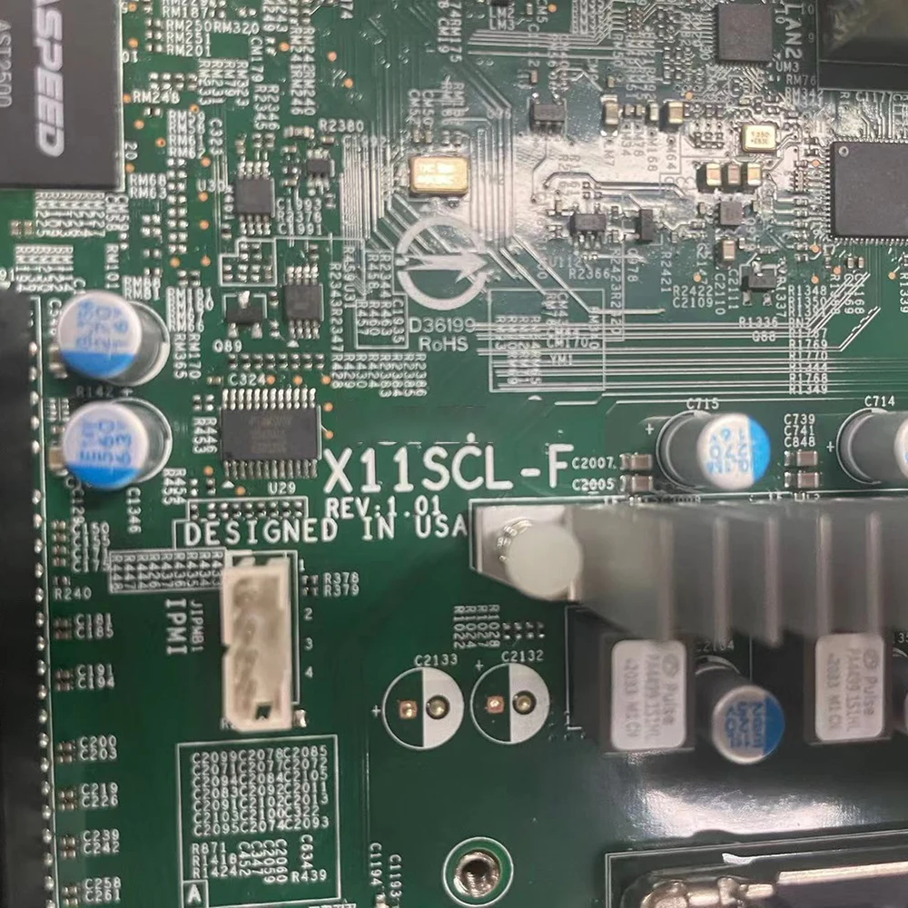 X11SCL-F Single way เมนบอร์ดเซิร์ฟเวอร์ 8th/9th Gen Core i3 Xeon E-2100/2200 โปรเซสเซอร์ LGA1151 DDR4