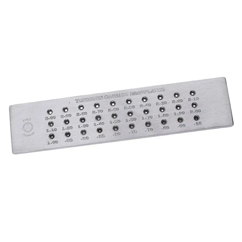 

Metal Draw Plate Square Holes Tungsten Carbide Drawplate Drawing