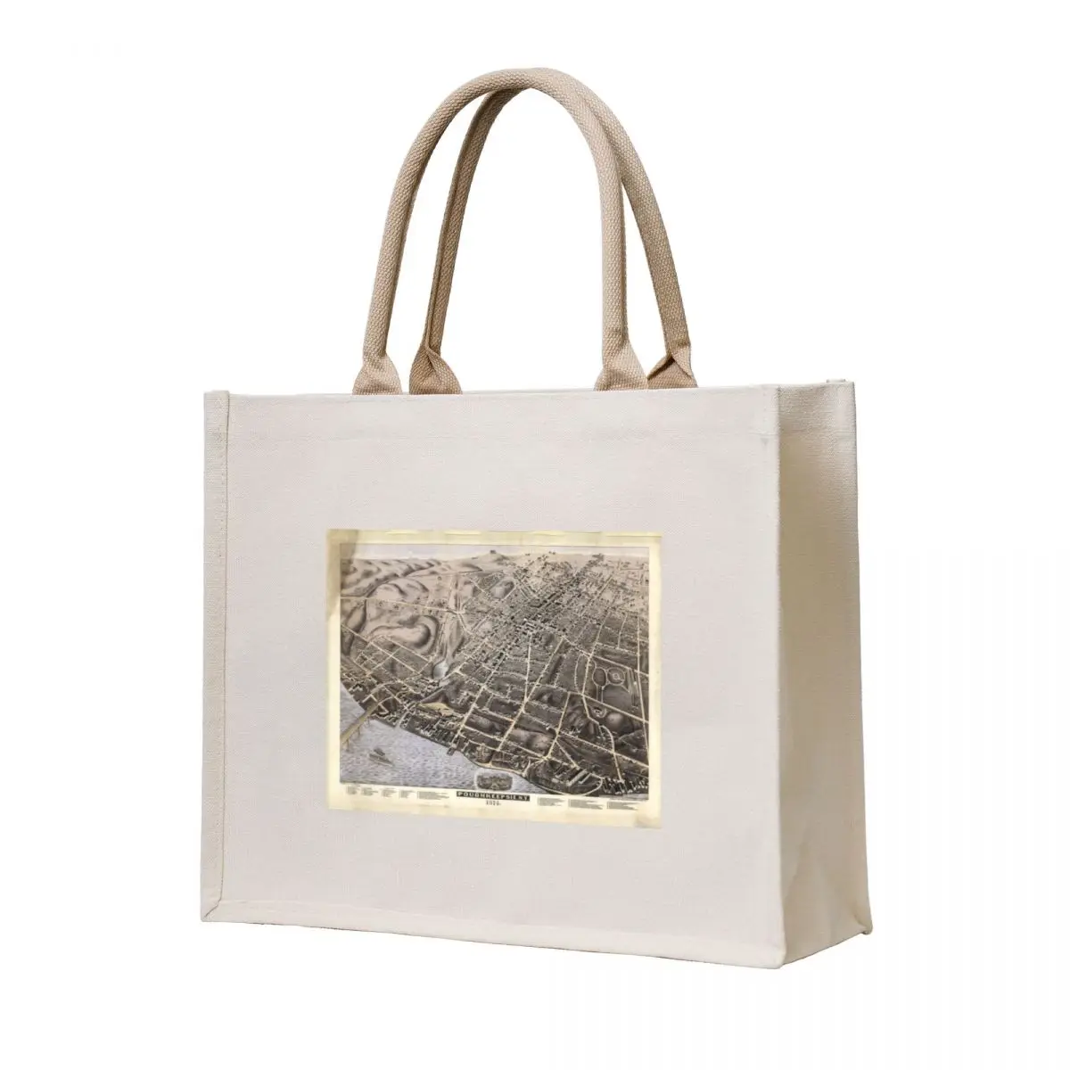 

Poughkeepsie, New York (1874) Tote Bag hand bag ladies bags for women Reusable bags Women's shopper bag