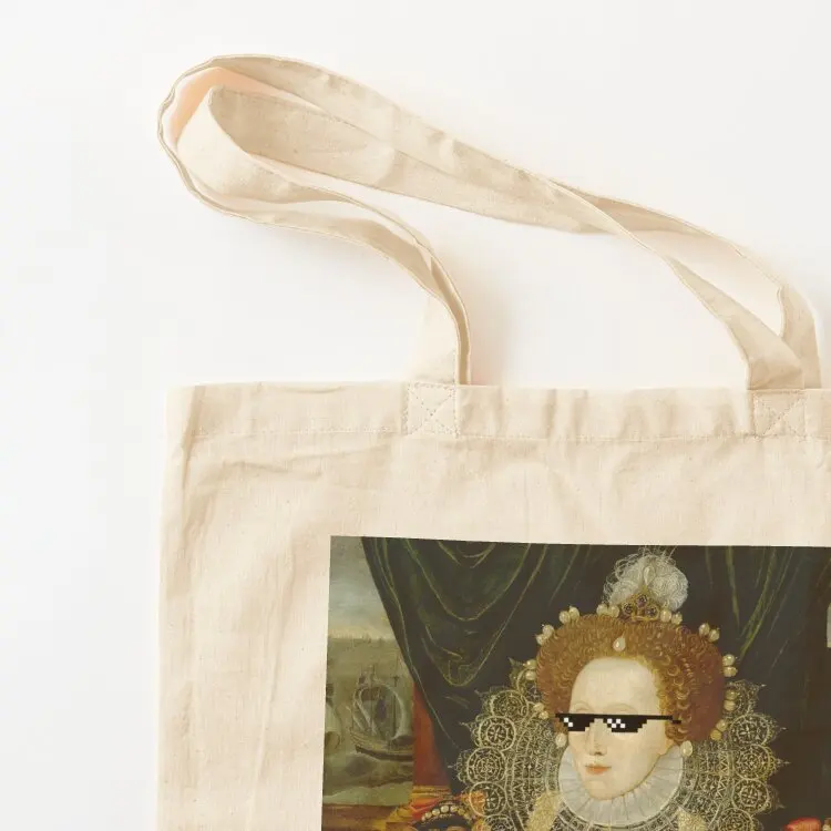 Elizabeth I in Sunglasses (5) Tote Bag Canvas shoulder bag the tote bag bags woman 2025 canvas tote