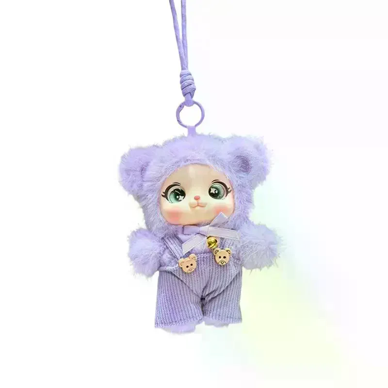 /Cna/Cute Standing Posture Animals Vinyl Face Plush Doll Pendant Backpack Decoration Gifts