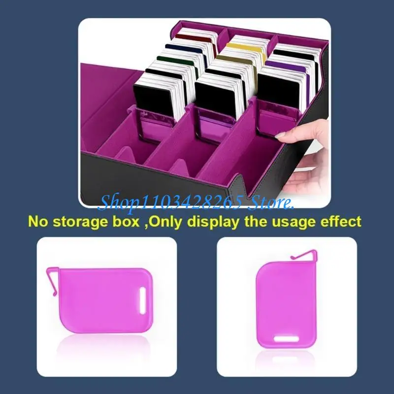 10pcs Plastic Trading Card Box Clip Clip Canda portatile Scatto Spacer G2TE G2TE