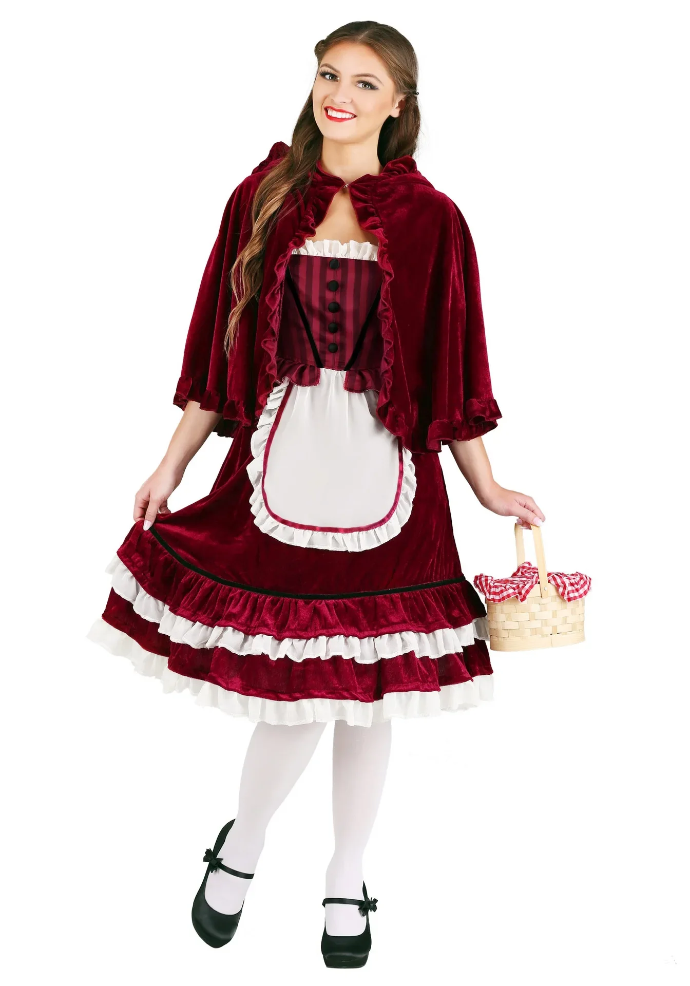 Halloween Rotkäppchen Kostüm Klassisches Cosplay Prinzessin Kostüm Castle Queen Kostüm