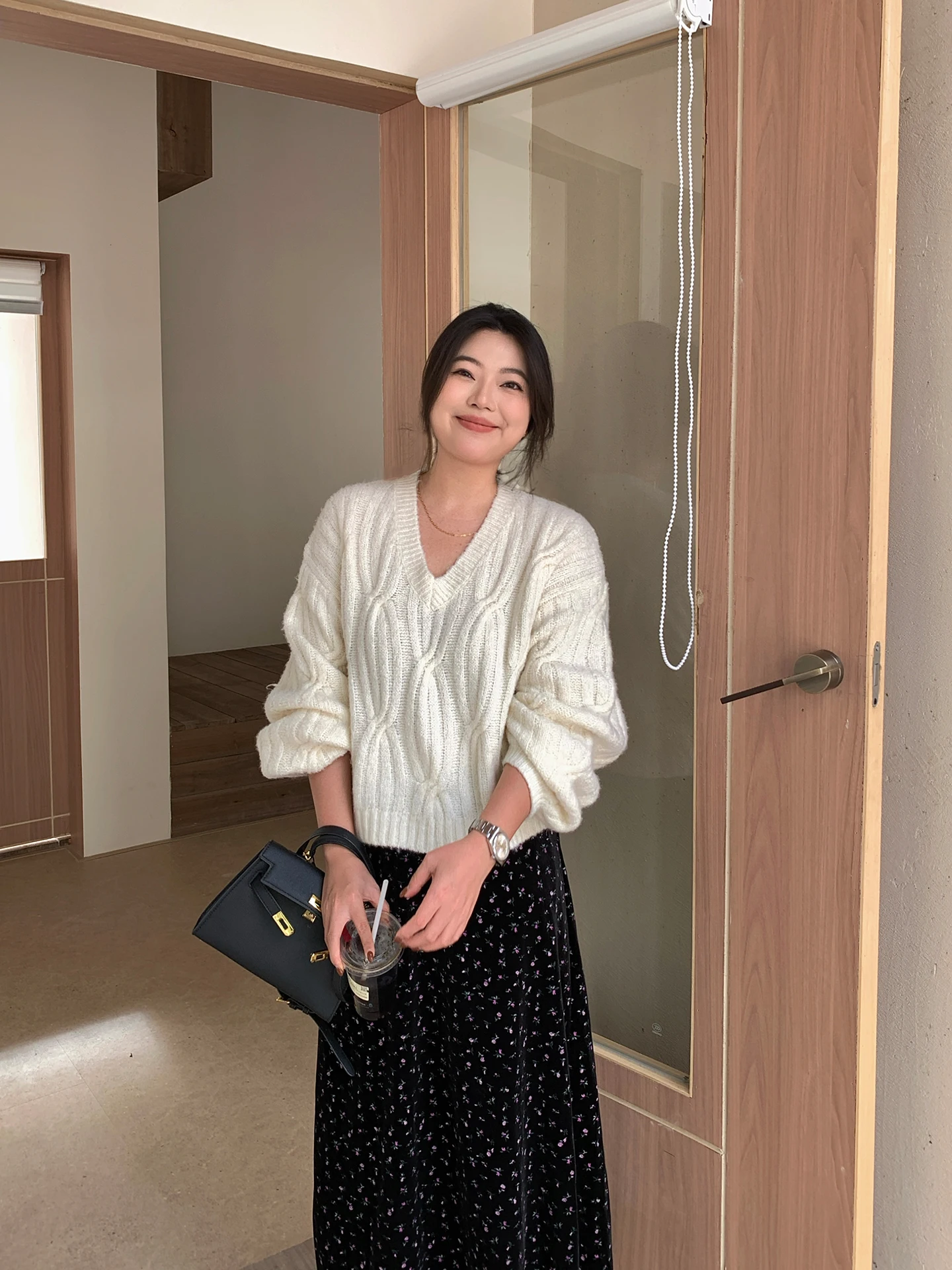 

Lin Da Hui Thiened V-Ne Sweater Women's Loose plus Size Winter Casual Sle Long Sve Top Comfortable plus Size Faion