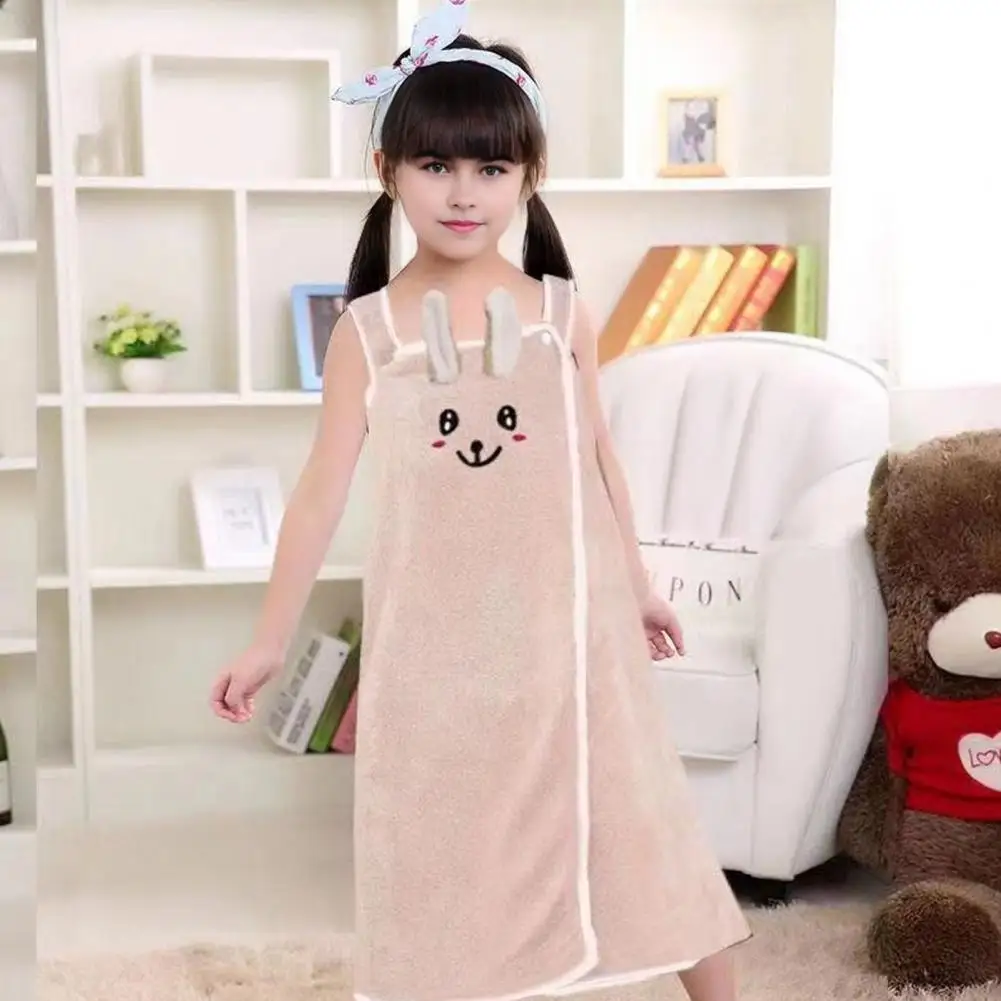 Premium children's bath towel High-end children's slip dress Soft Towel Bathrobe Absorbent bathrobe for children